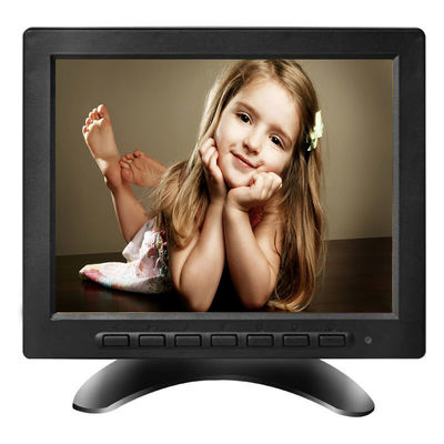 9 ~ 36VDC 800x480 8 pulgadas LCD Monitor de CCTV con BNC AV HDMI USB