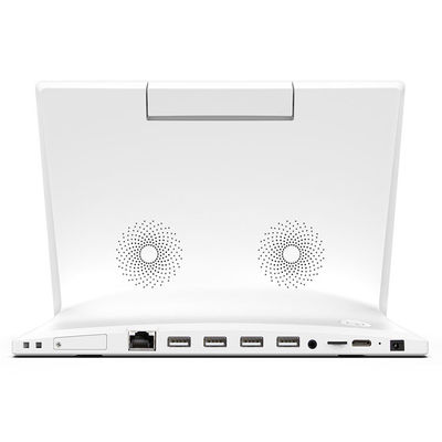 10.1 pulgadas en forma de L RK3566 POE NFC Android 11 Tablet PC de escritorio Tablet de pedido de restaurante blanco con cámara doble