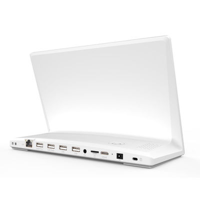 Tableta Android de 8 pulgadas en forma de L con pantalla táctil IPS para uso comercial montada en la pared