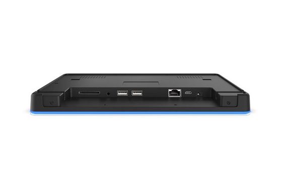 10.1 pulgadas RK3288 NFC POE Tableta de conferencias con pantalla táctil montada en la pared con barra de luz LED