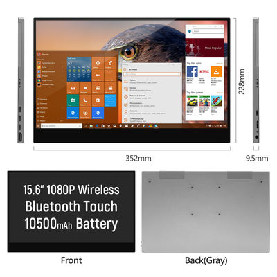 11 mm Slim Portable Wireless Touch Screen Monitor con pantalla de alta definición
