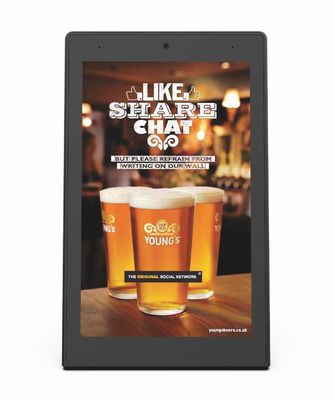 Tablet Android de tipo L de 8 pulgadas RK3399 Tablet de pantalla táctil de CPU para restaurante y hotel