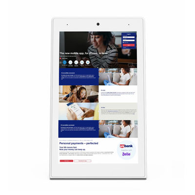 Tablet Android de tipo L de 8 pulgadas RK3399 Tablet de pantalla táctil de CPU para restaurante y hotel