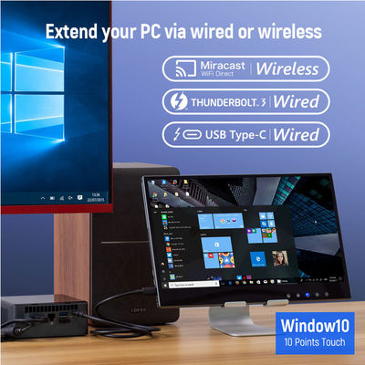 Hopestar 15,6 pulgadas Ultra-Slim Full HD IPS Monitor de pantalla táctil para uso comercial e industrial