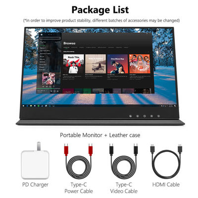 Hopestar 15,6 pulgadas Ultra-Slim Full HD IPS Monitor de pantalla táctil para uso comercial e industrial