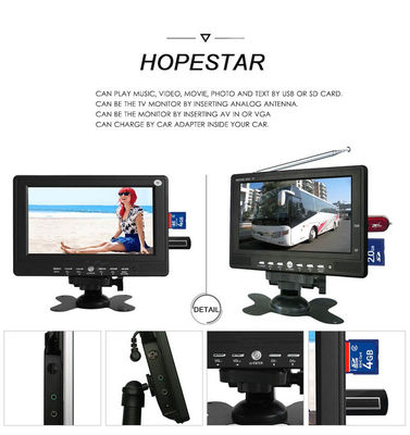 Monitoreo de coche inalámbrico de 7 pulgadas con mando a distancia