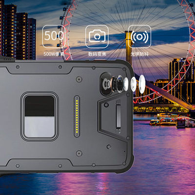 PC de tableta biométrica robusta IP68 de 8 pulgadas con reconocimiento de huellas dactilares y rostro