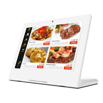 Tableta Android de escritorio POE NFC RK3288 de 10.1 pulgadas, tipo L, para restaurante