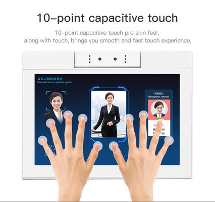 Escritorio en forma de L de 14 pulgadas RK3288 RK3399 Todo en uno Android Tablet PC 4G LTE Wifi Pantalla táctil Kiosco de pedidos para restaurantes