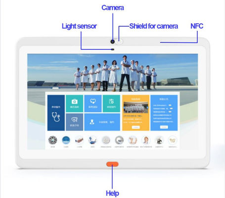 10.1-pulgadas Android 8.1 Tablet PC Médico con Pantalla IPS y Manejo de Llamadas para Uso Hospitalario