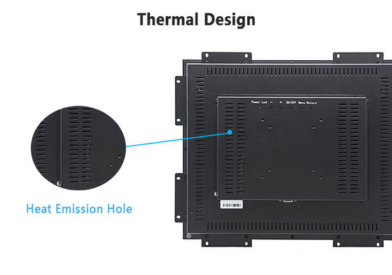 Monitor táctil de marco abierto industrial integrado para la integración de sistemas