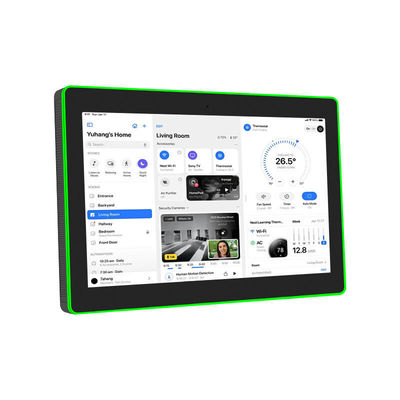 Calidad  13.3Inch Wall Mounted Conference Room Tablet NFC/RFID POE Commercial Android Tablet Surrounding Led Light fábrica