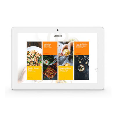 calidad  10 Inch 4G SIM Slot Wall Mount POE Meeting Room PC Android RK3288  USB OTG fábrica