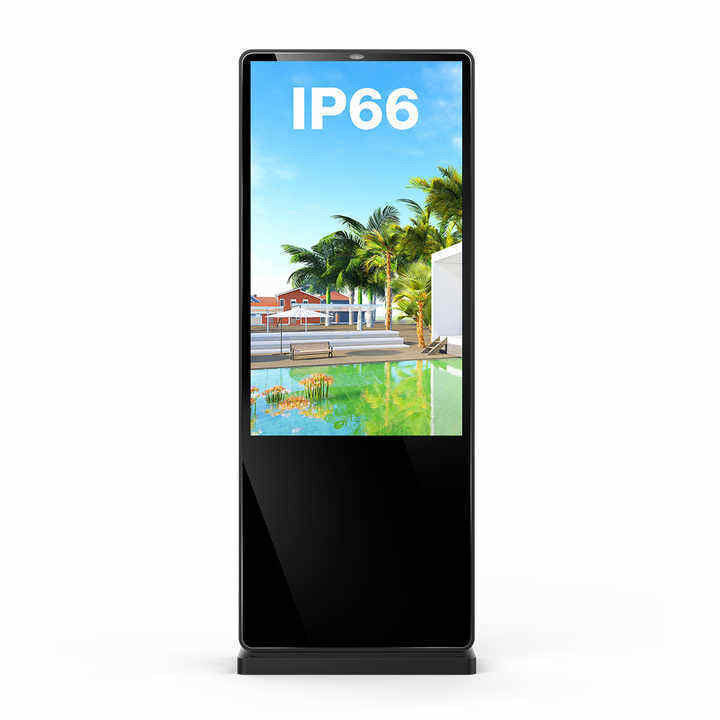 Display de publicidad LCD vertical de 86 pulgadas para kioscos en el suelo