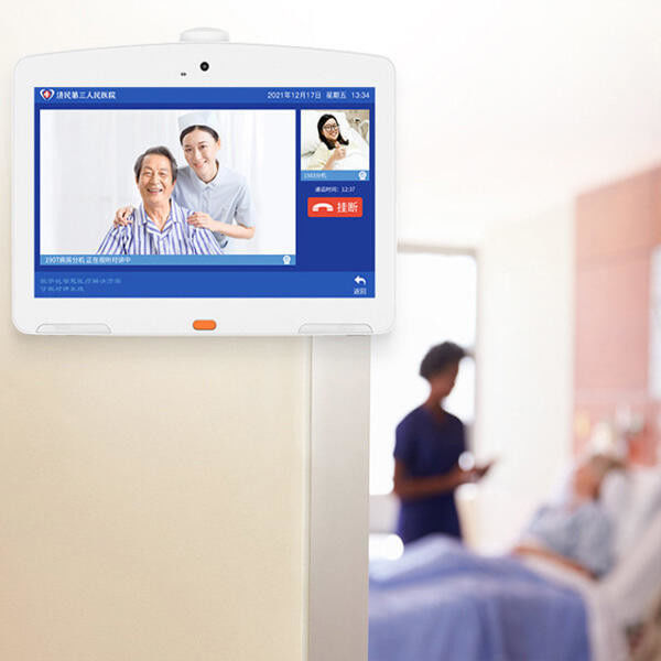 10.1 pulgadas RK3399 CPU Tableta de grado médico de hospital montada en la pared con potencia POE