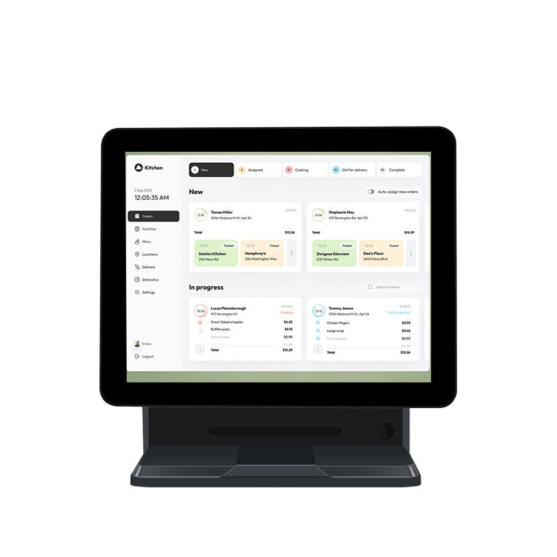 15.6 pulgadas N2840 POS Machine Terminal de POS con pantalla táctil para tiendas minoristas y restaurantes