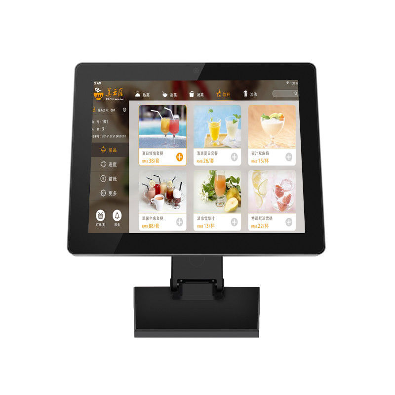Sistema POS de pantalla táctil de 15 pulgadas con RK3188 Cuad Core y 10 puntos de toque capacitivo Android AIO PC