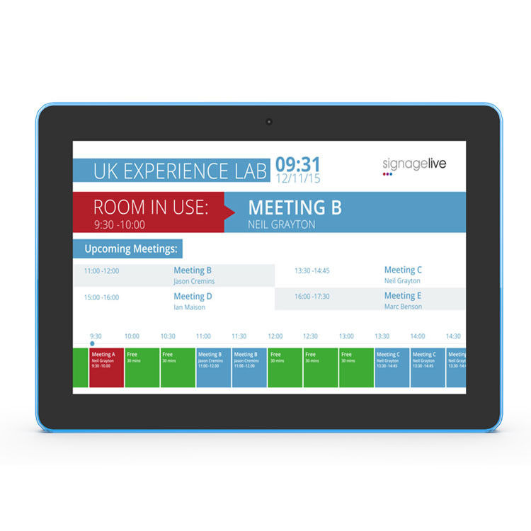 Tablet PC Android de 10 pulgadas con luz LED, NFC y PoE para aplicaciones de PC todo en uno industriales