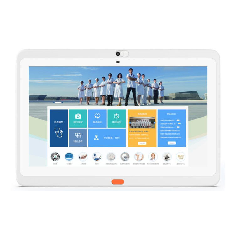 13.3 pulgadas FHD tabletas médicas PC UN botón de llamada IPS POE RJ45 Lan puerto
