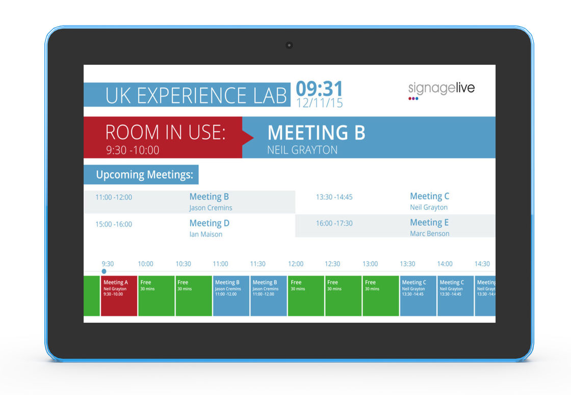 Tableta Android RK3288 Quad-Core con pantalla táctil capacitiva de 10 puntos y barra de luz LED para uso industrial