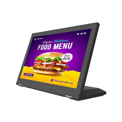 Tablet de procesador RK3566 de autoservicio para pedidos de restaurantes de 13.3 pulgadas POE NFC RGB LED Light Bar 5MP Cámara Android 11